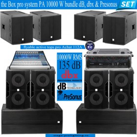 the box PA 10000 W bundle SET